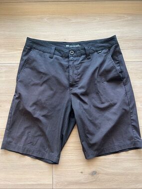 Travis Mathew Black Men's Hybrid Shorts